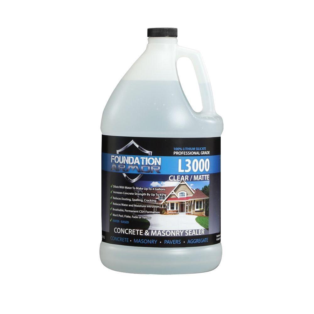 Foundation Armor L3000 1 gal. Concentrated Lithium Silicate Concrete