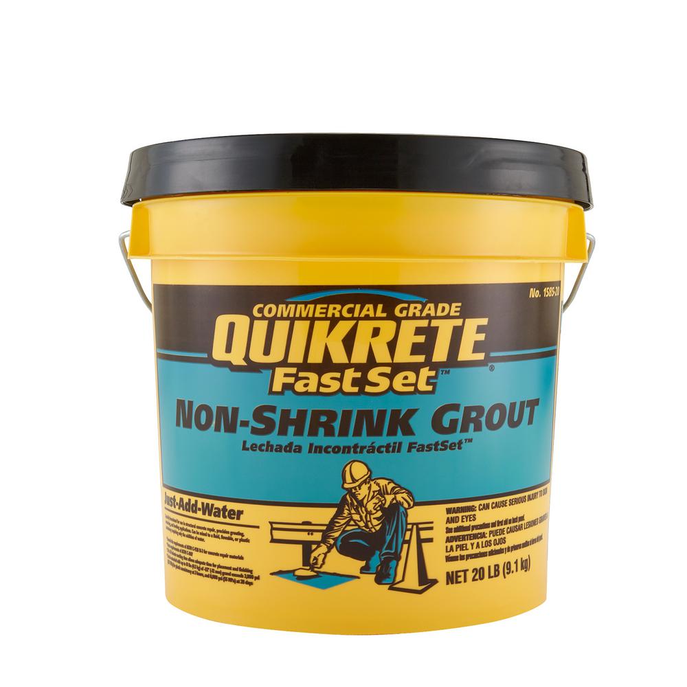 Quikrete 20 lb. FastSet Non-Shrink Grout-158520 - The Home Depot