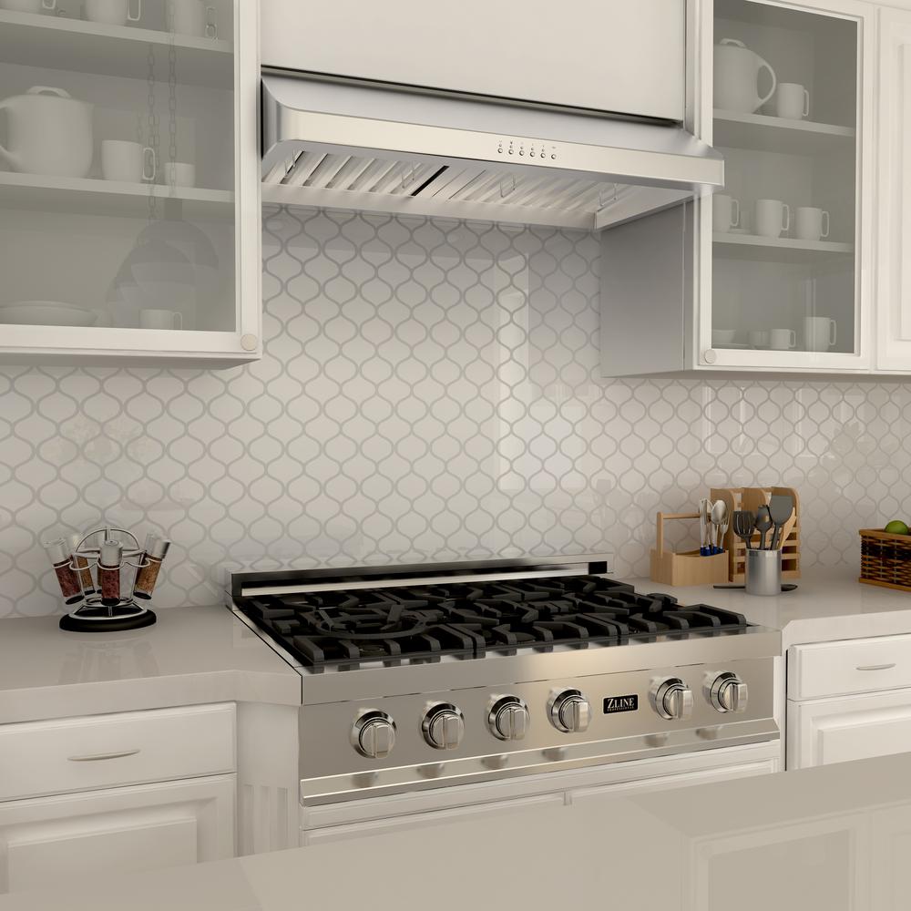 Zline Kitchen And Bath Zline 48 In Under Cabinet Range Hood In Stainless Steel 623 48 623 48 The Home Depot