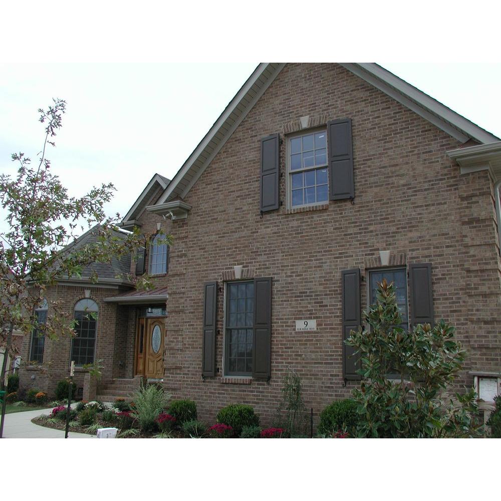Ekena Millwork RWR12X027UNP Exterior Real Wood Pine Raised Panel Shutters Per Pair 12W x 27H Unfinished