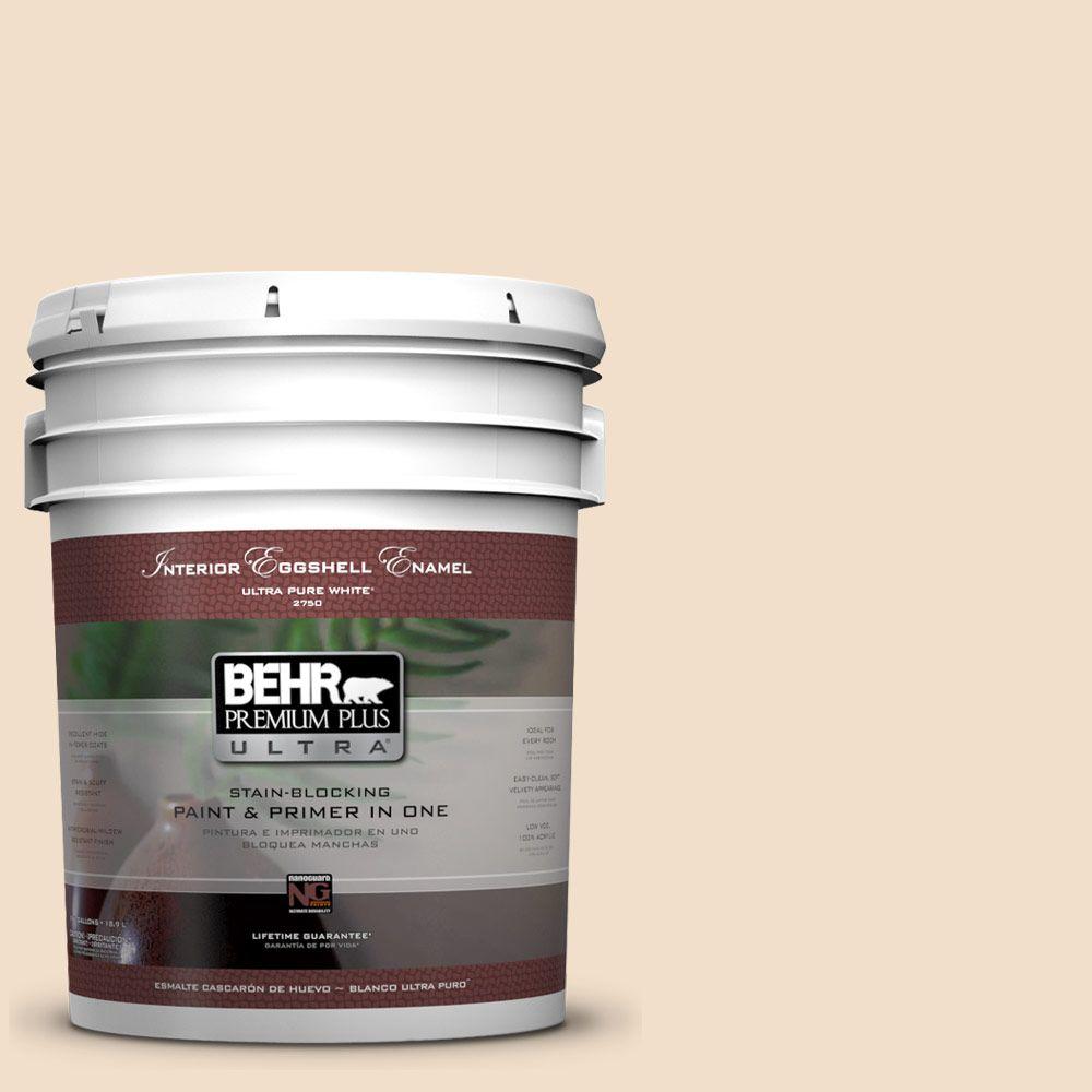 BEHR Premium Plus Ultra 5-gal. #OR-W2 So Much Fawn Eggshell Enamel ...