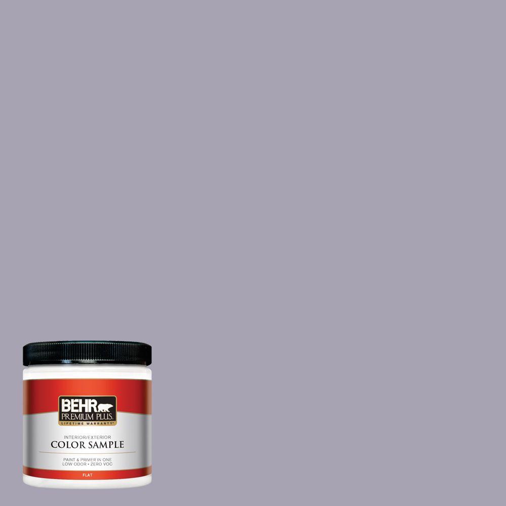 BEHR Premium Plus 8 oz. #N560-3 Luxe Lilac Interior/Exterior Paint ...