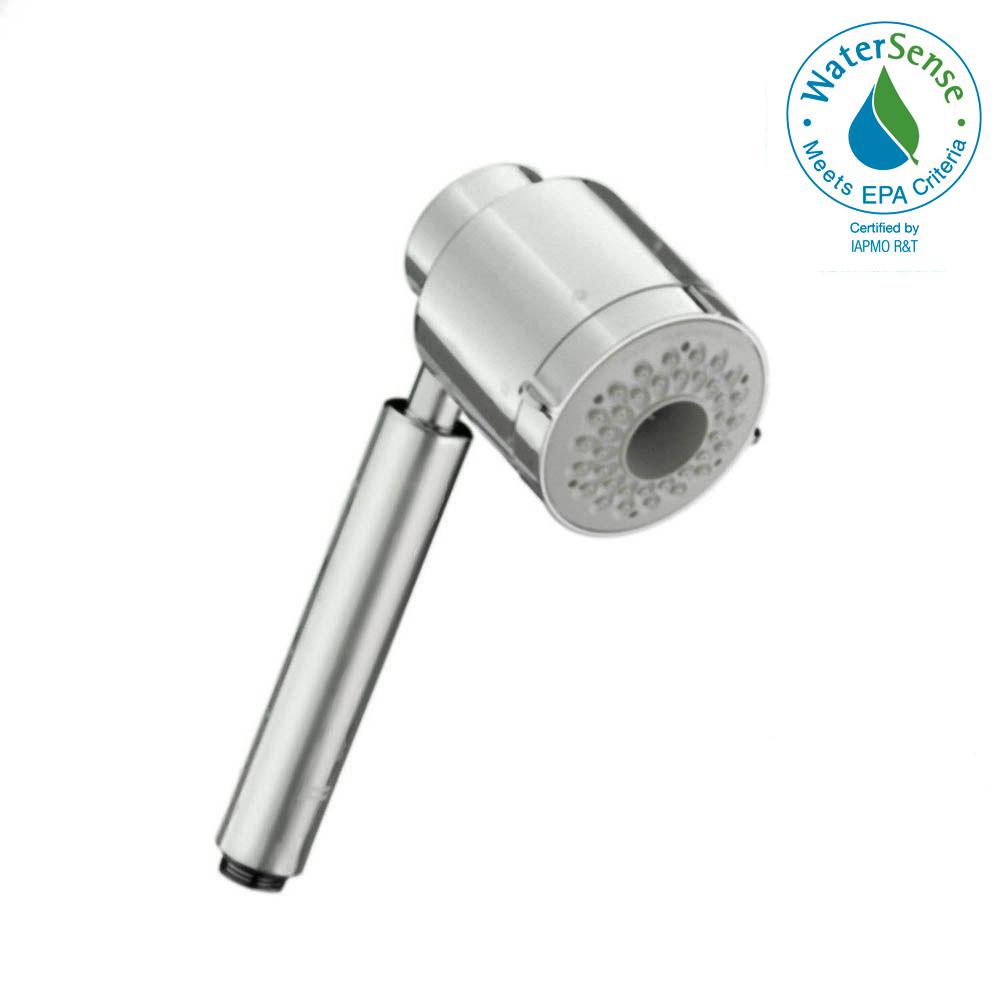 American Standard Nickel Small Shower Head Handheld Flowise Modern Water Saving 3 Spray Hand Shower In Brushed Nickel