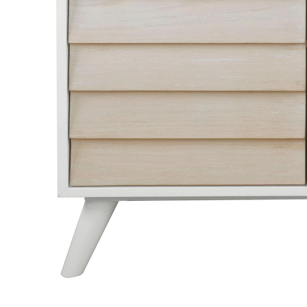 Homefare Duotone Louvered 2 Door Chest Ds D229 017 The Home Depot