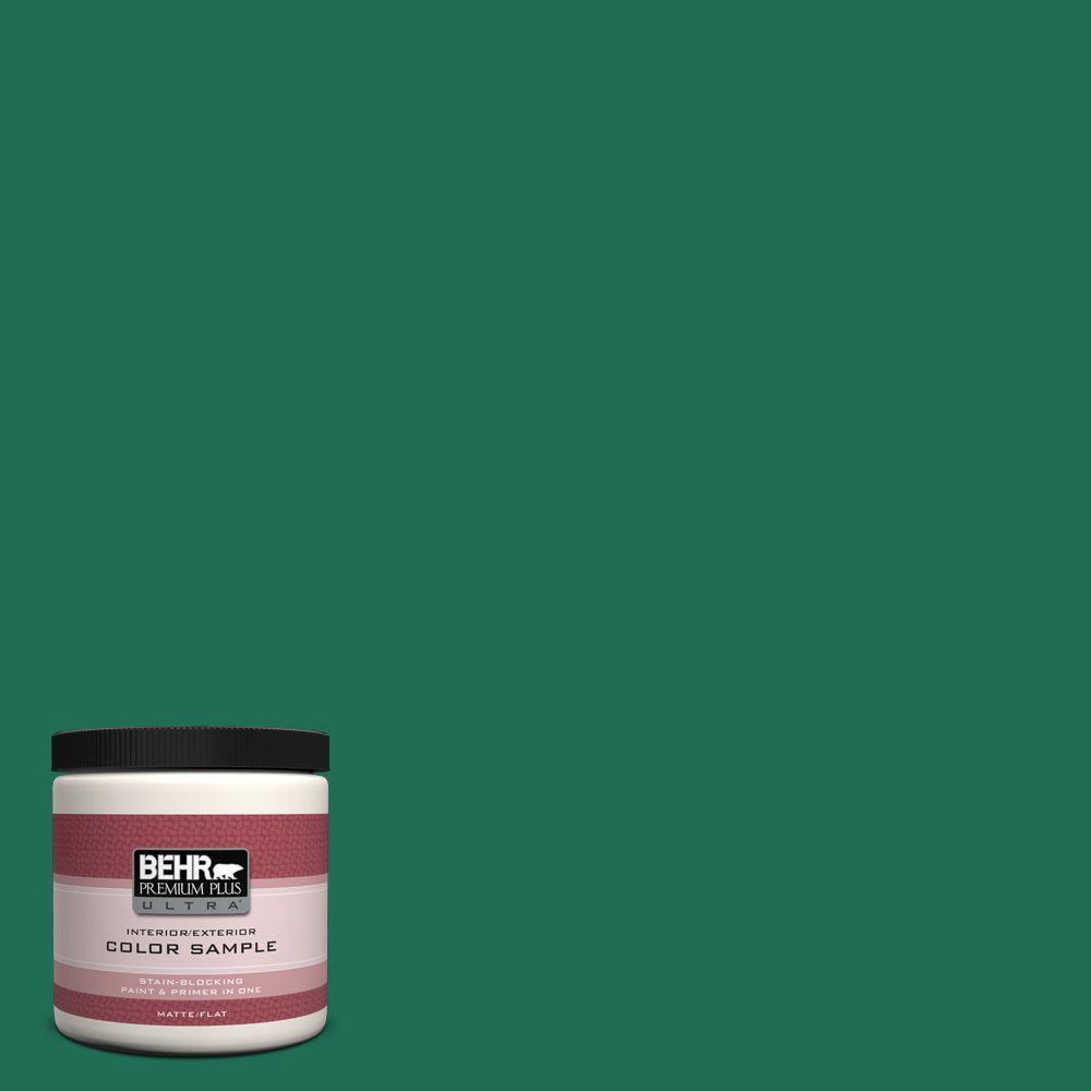 Behr Premium Plus Ultra 8 Oz P430 7 Sparkling Emerald Matte P430 7 Sparkling Emerald Matte Interior