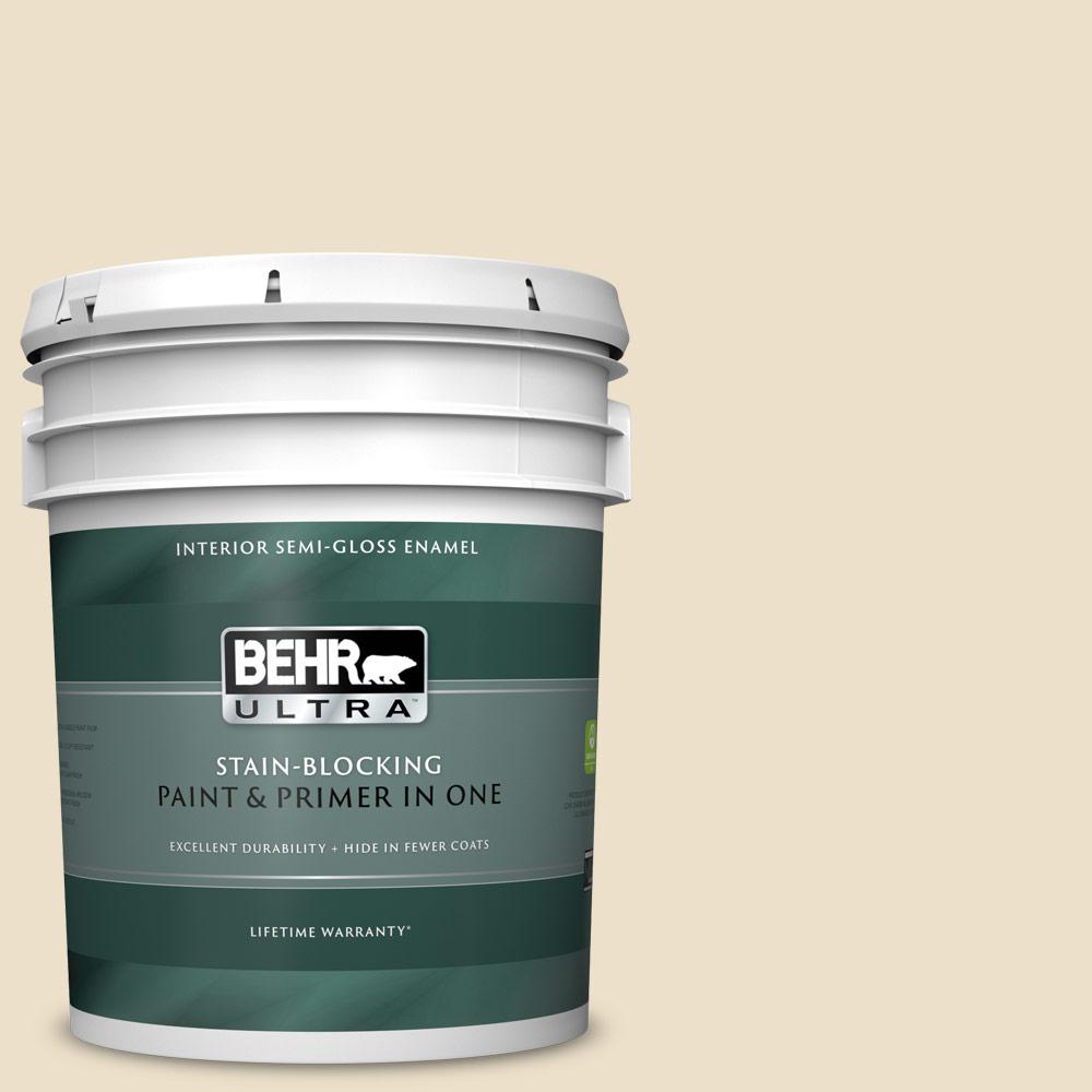 Behr Ultra 5 Gal 740c 2 Cozy Cottage Semi Gloss Enamel Interior