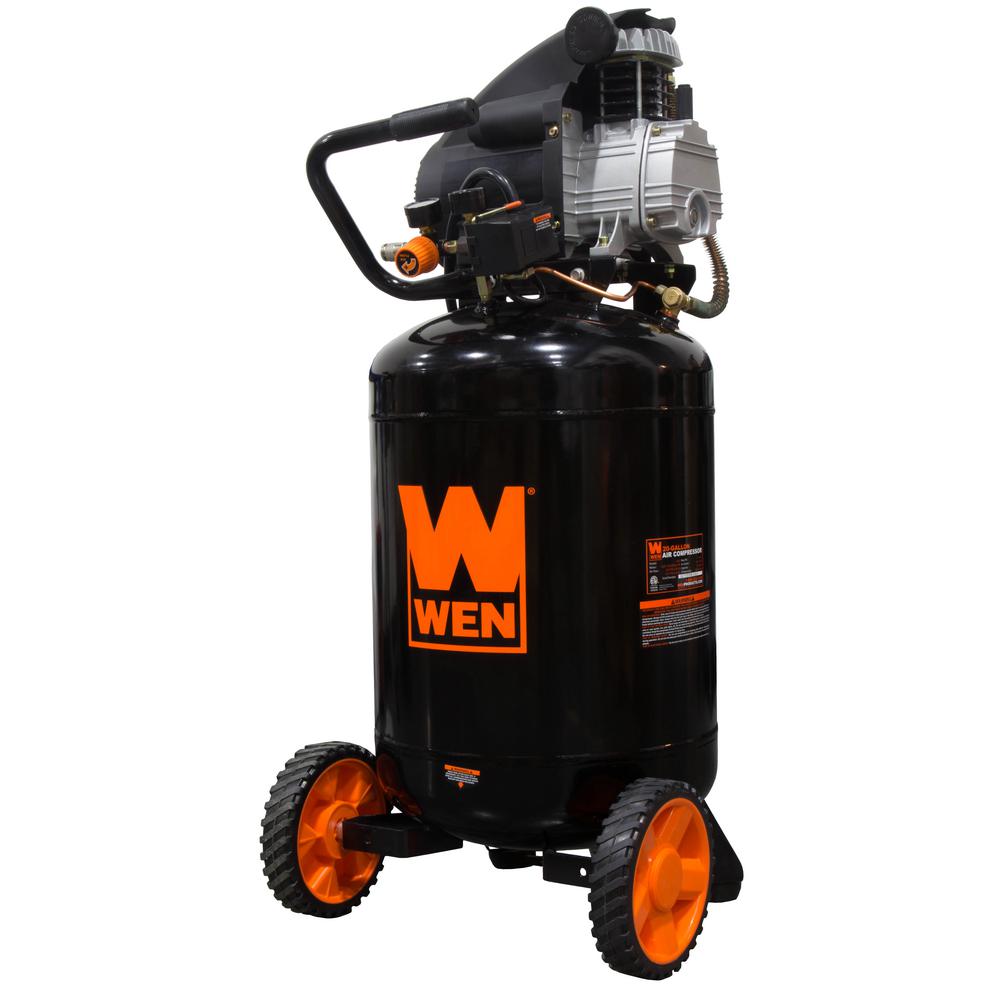 WEN 20 Gal Oil Lubricated Portable Vertical Air Compressor2202 The