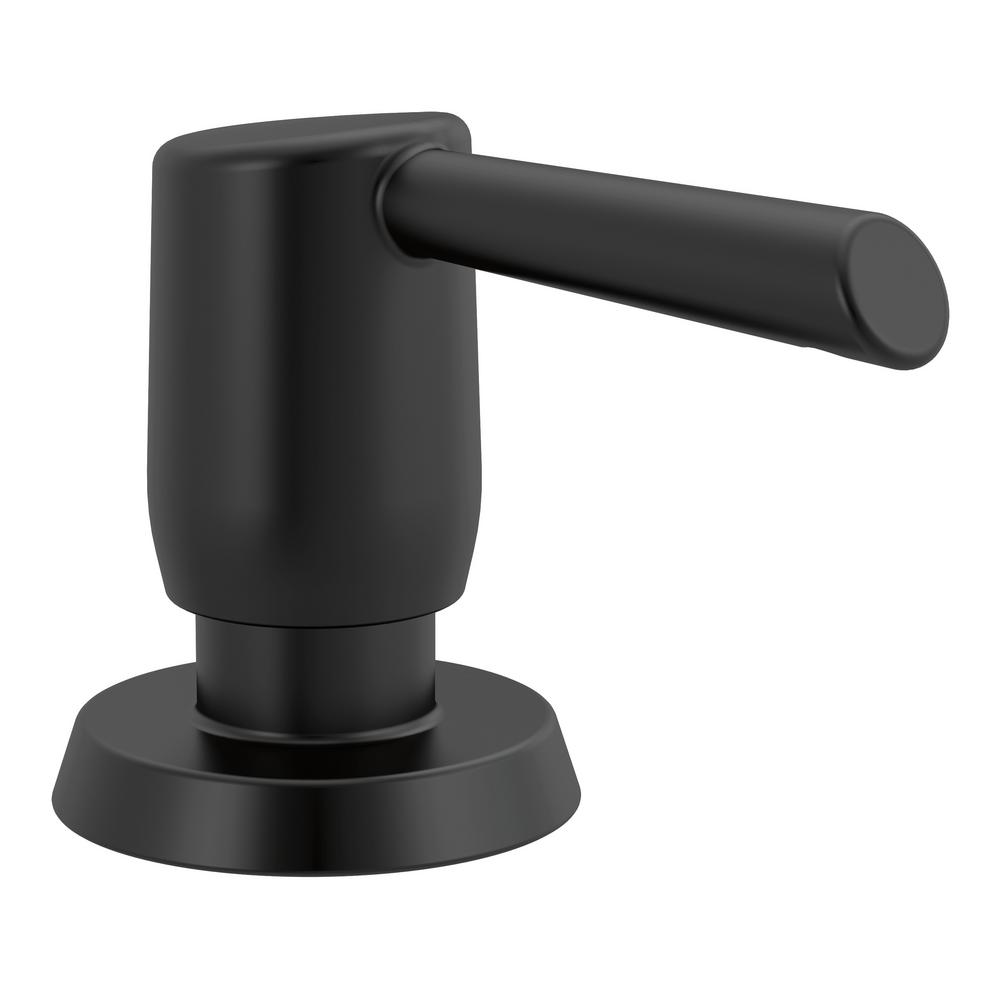 Delta Essa Deck Mount Metal Soap Dispenser in Matte BlackRP100736BL