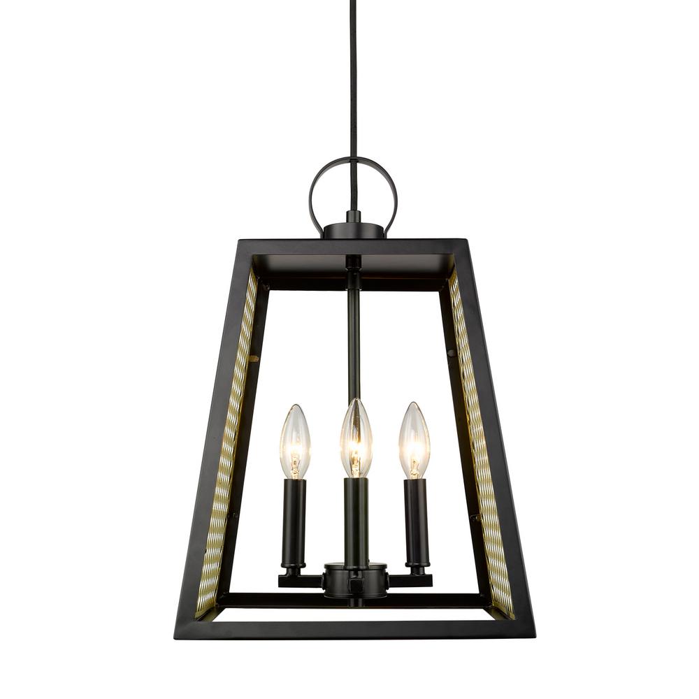 Golden Lighting Abbott 4 Light Black And Gold Pendant 3239 4p Blk Sb Golden Lighting Abbott 4 Light Black And Gold Pendant 3239 4p Blk Sb The Home Depot