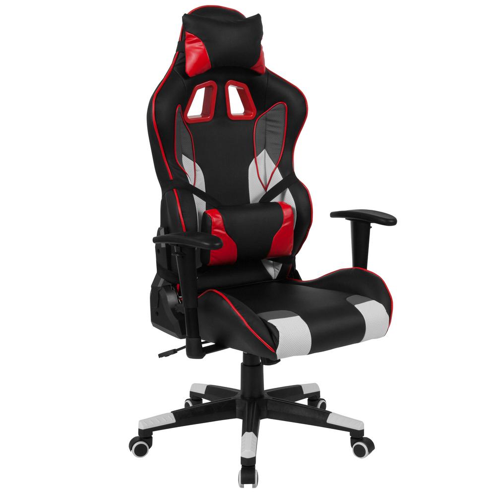 Flash Furniture Black White Gray Red Office Desk Chair Cga Cx 226184 Black White Gray Red Office Desk Chair