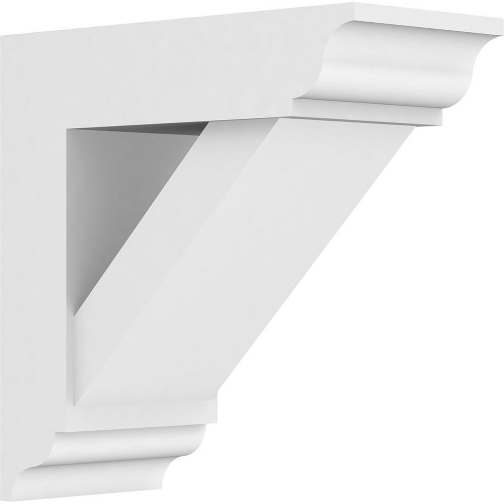 Ekena Millwork 5 in. x 12 in. x 12 in. Traditional Bracket with ...