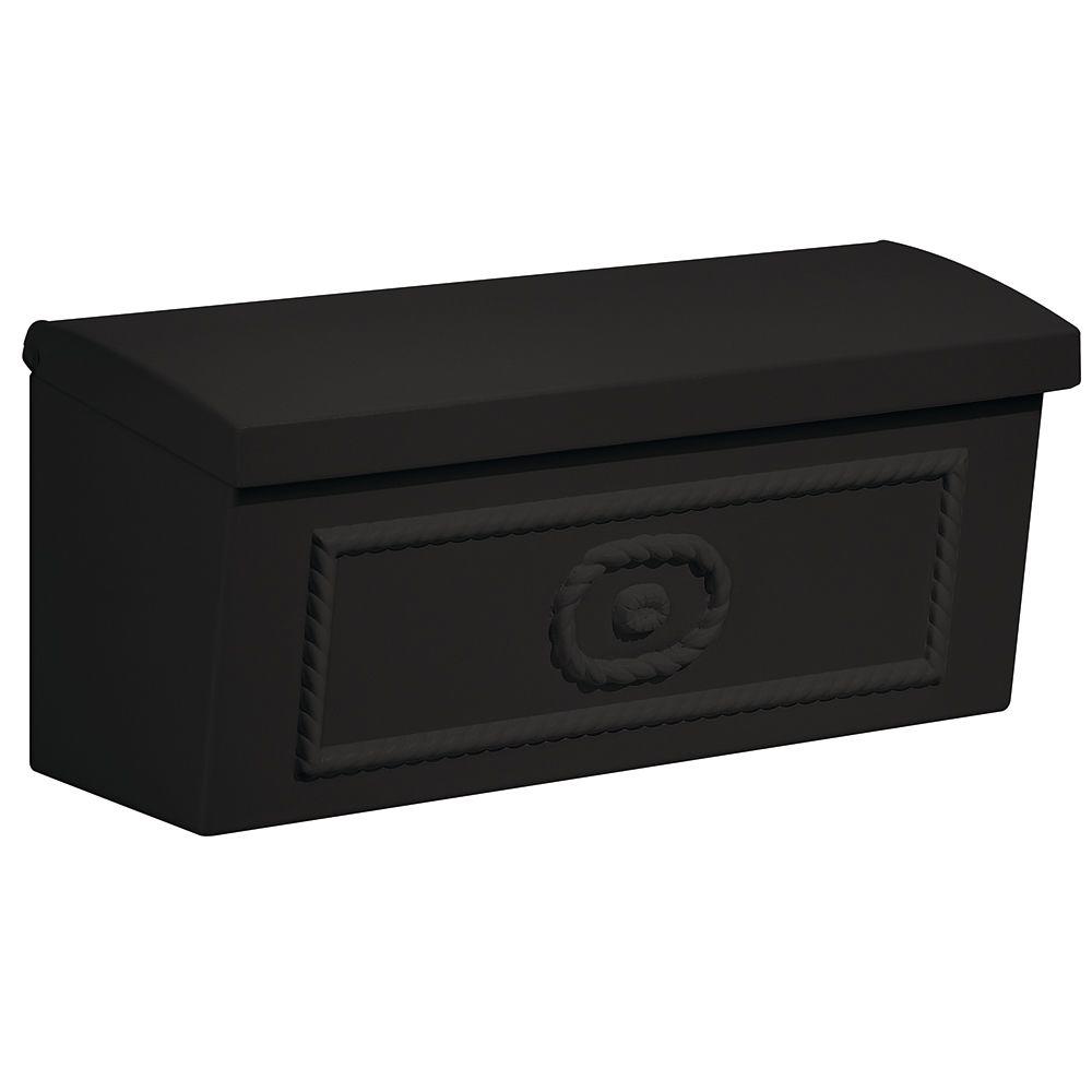Salsbury Industries 4500 Series Black SurfaceMounted Townhouse Mailbox