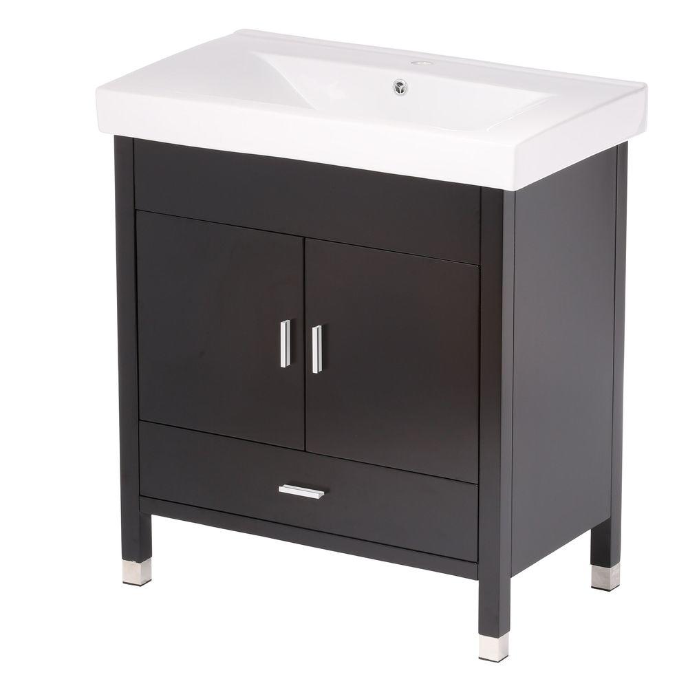 Bellaterra Home Odessa S 32 In W Single Vanity Black With Bellaterra Home Odessa S 32 In W