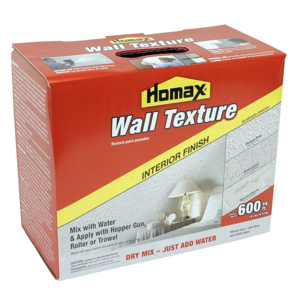 Homax 15 Lbs Dry Mix Wall Texture 8360 30 The Home Depot