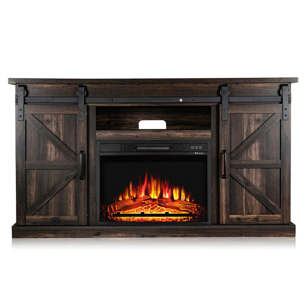 Home Depot Barn Door Electric Fireplace - Fireplace Design ...