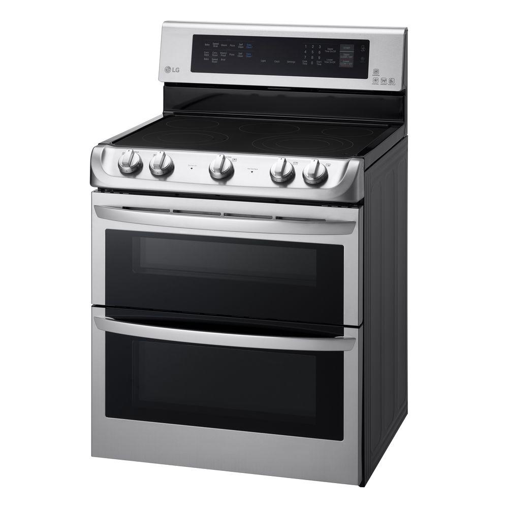 Lg Electronics 7 3 Cu Ft Double Oven Electric Range With Probake 14