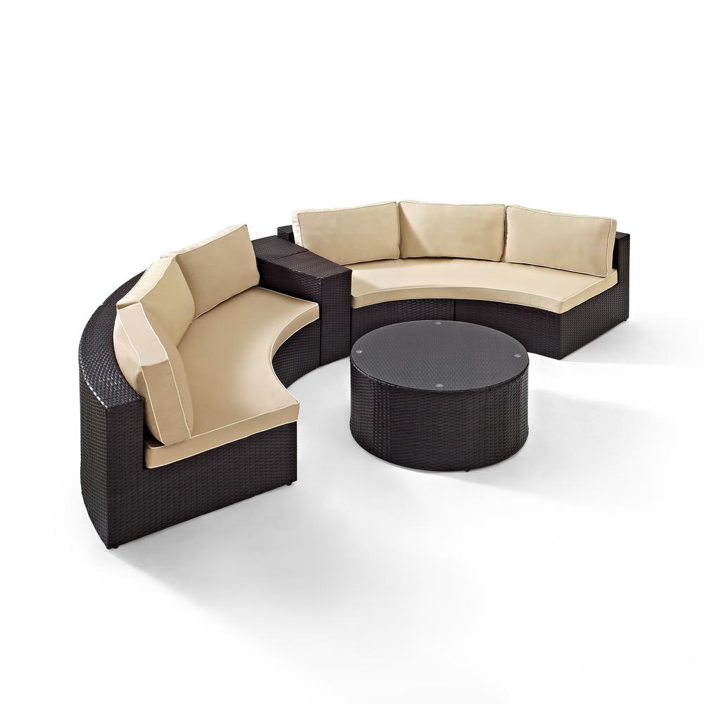 Crosley Catalina 4 Piece Wicker Outdoor Sectional Set With Sand Cushions Ko70035br The Home Depot - Mcleland Design Catalina 4 Pc Resin Wicker Patio Set Crosley Catalina 4 Piece Wicker Outdoor Sectional Set With Sand Cushions Ko70035br The Home Depot - Mcleland Design Catalina 4 Pc Resin Wicker Patio Set