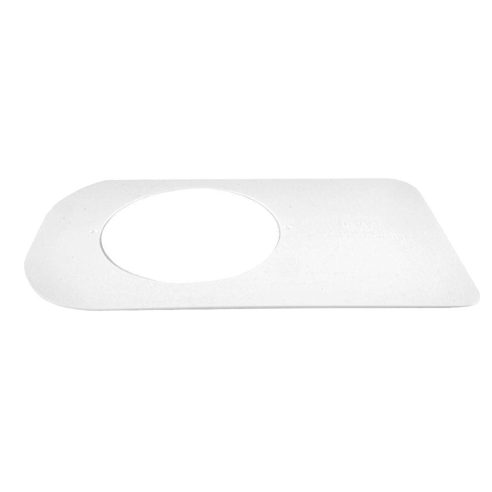Oatey White Plastic Square Toilet Base Plate31258 The Home Depot