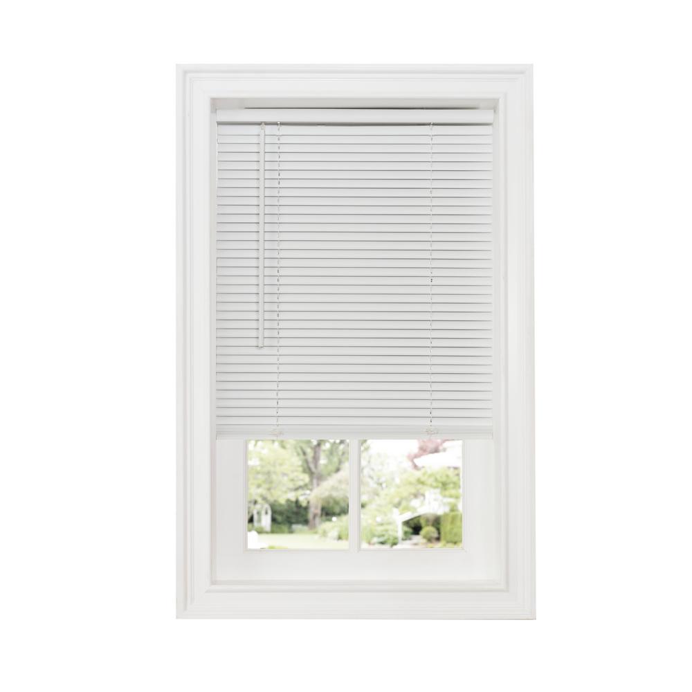 White Vinyl Mini Blinds Mini Blinds The Home Depot