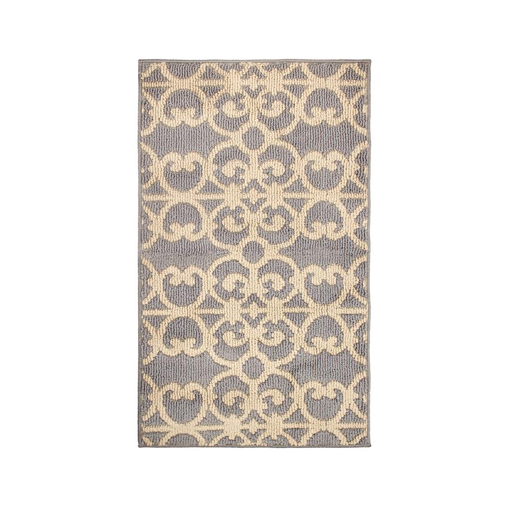 Jean Pierre Gabe Grey/Berber 2 ft. x 3 ft. 4 in. Loop Accent Rug