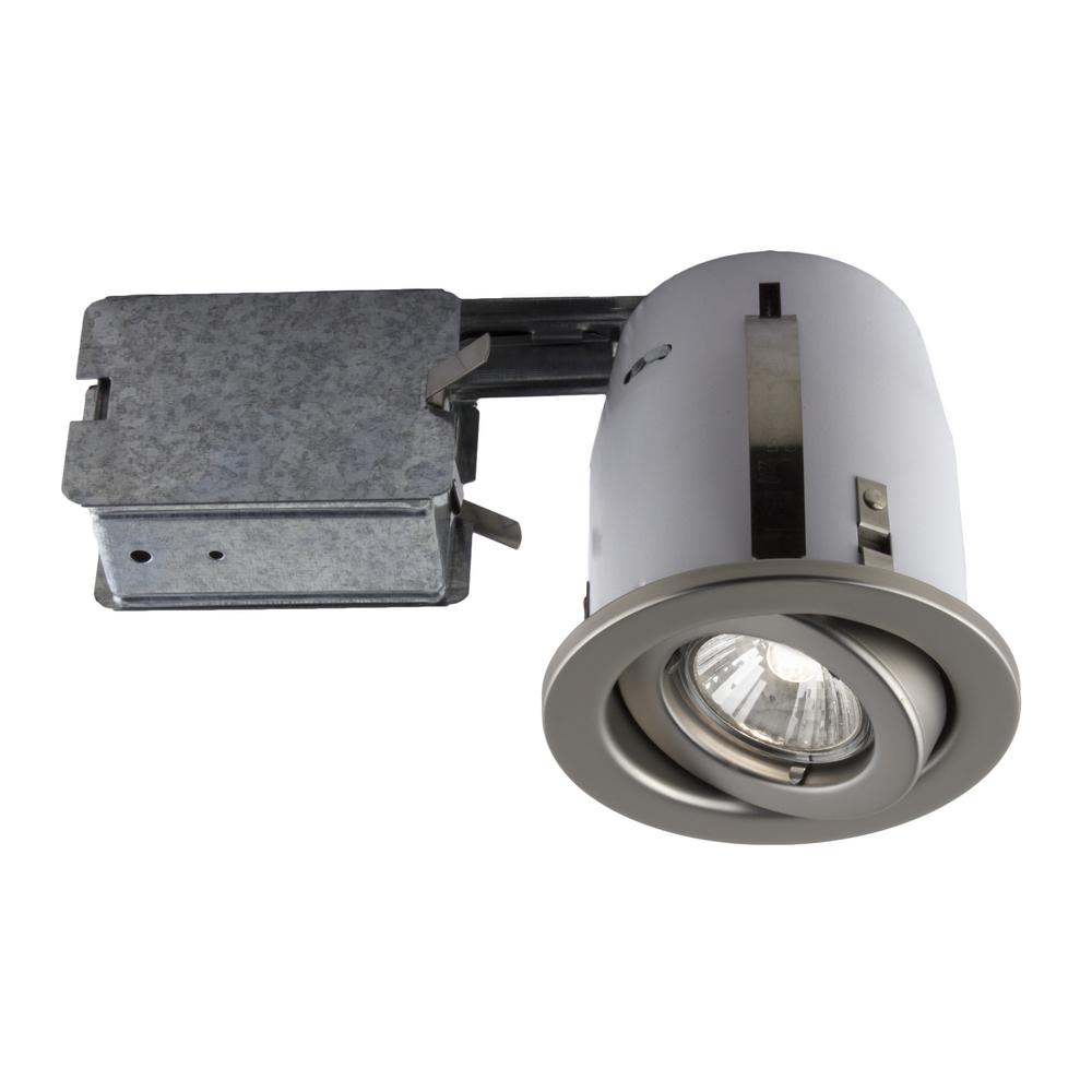 BAZZ 300 Series 4 in. Satin Recessed Halogen Interior Applications ...