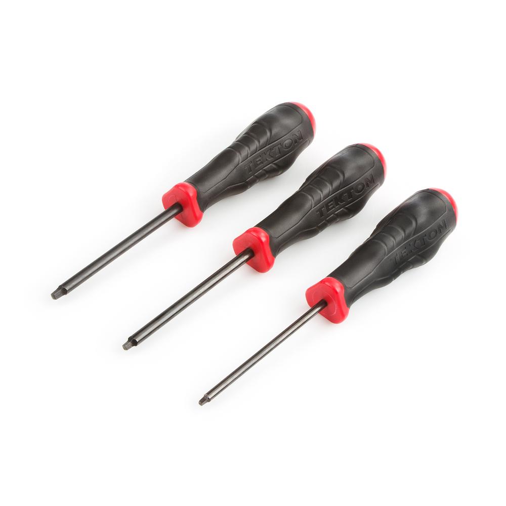 TEKTON Square Recess Screwdriver Set (3Piece)26921 The Home Depot