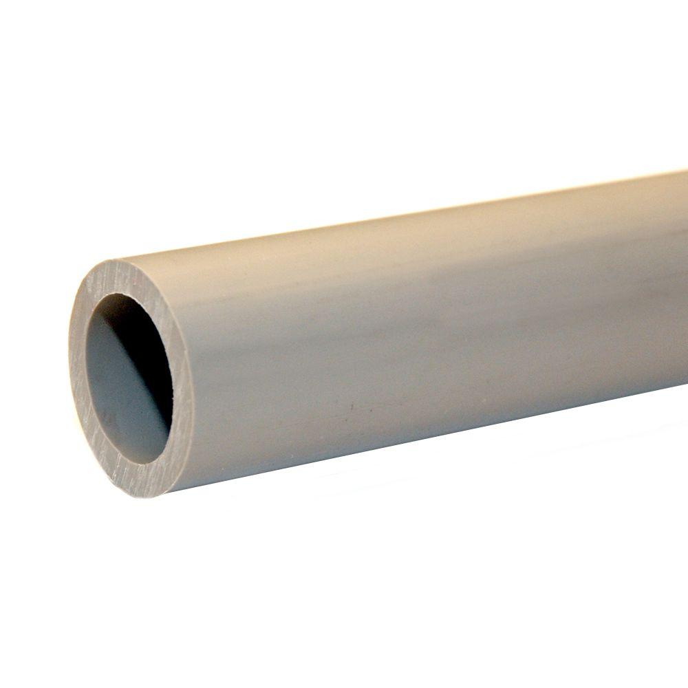 1/2 in. x 20 ft. PVC Sch. 80 Pipe Plain End-27946 - The Home Depot