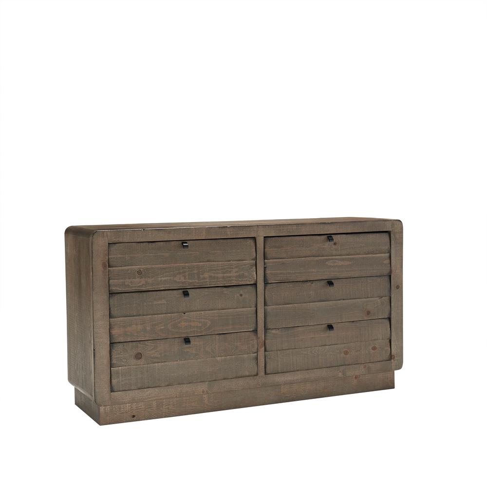 Progressive Furniture Bliss 6 Drawer Mocha Dresser 35 In H X 66