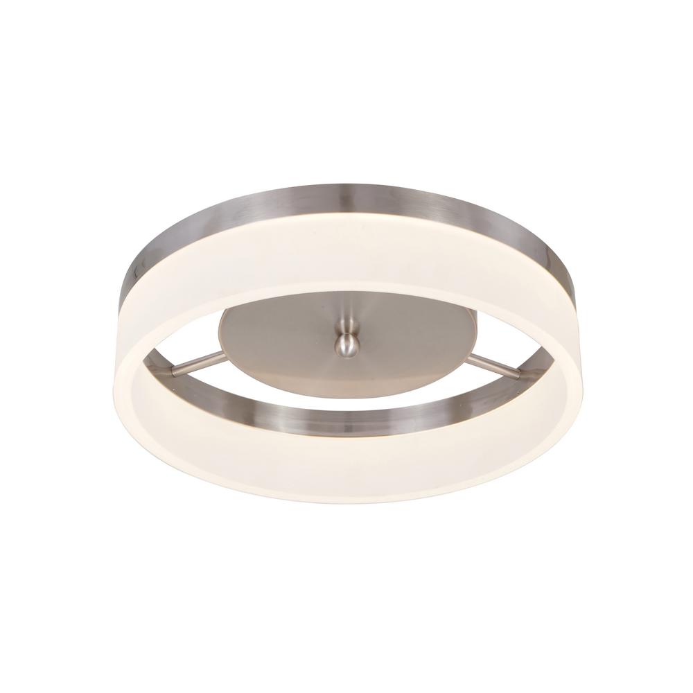 Alsy 21 Watt Brushed Nickel Integrated Led Ceiling Flush Mount