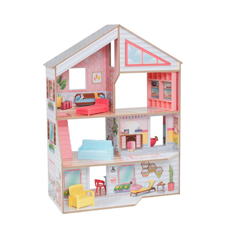 Kidkraft Charlie Dollhouse 10064 The Home Depot