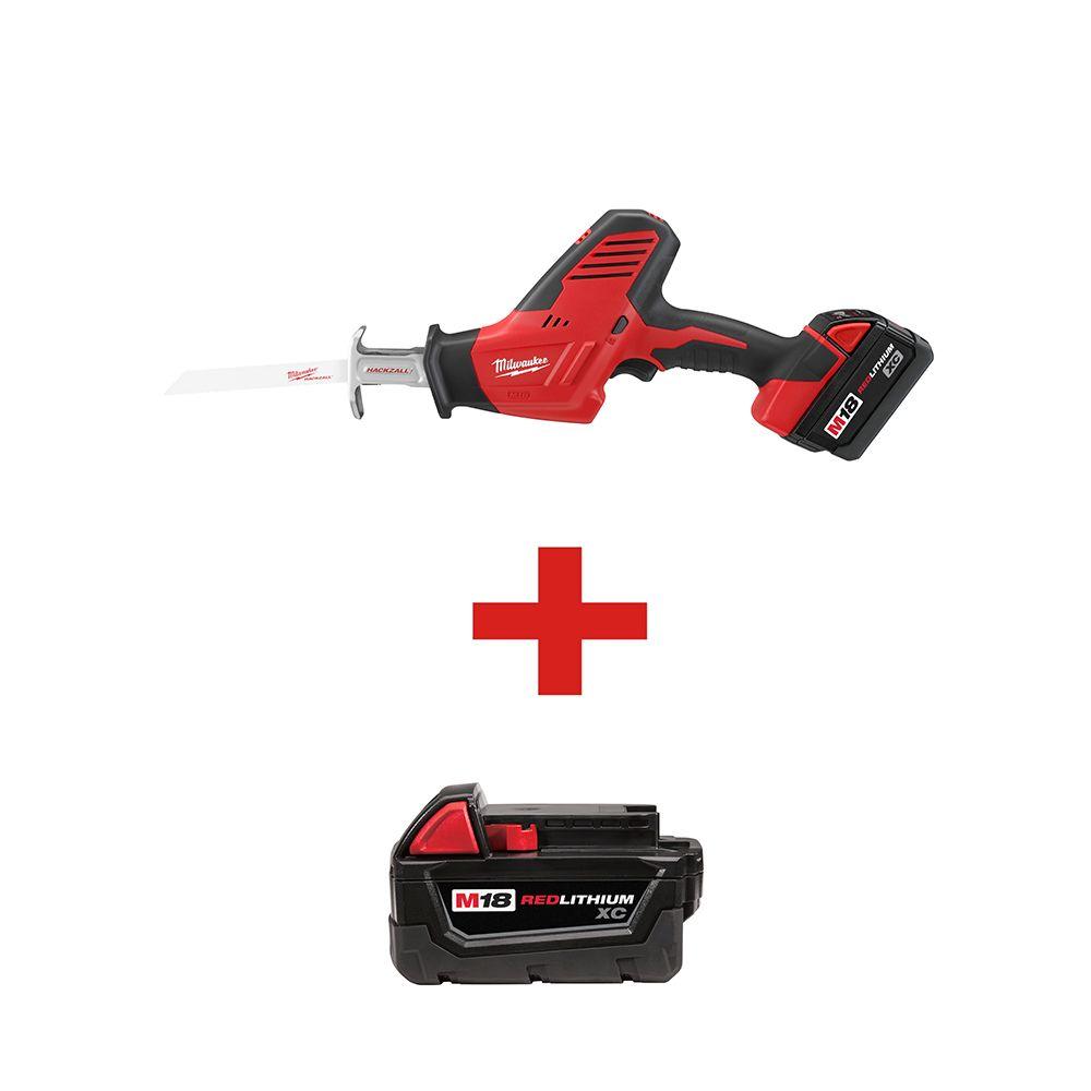 Milwaukee M18 18Volt LithiumIon Cordless Hackzall Reciprocating Saw