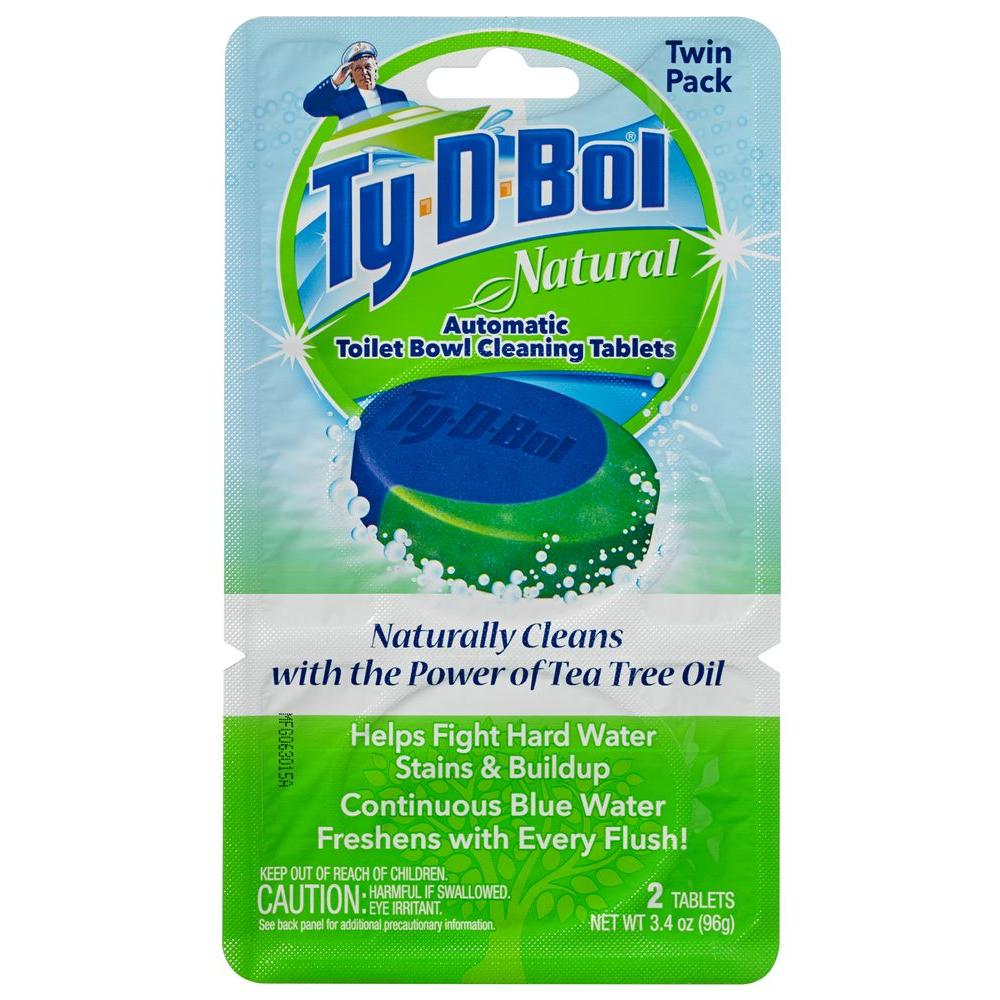 TyDBol 1.7 oz. Natural Automatic Toilet Bowl Cleaner Tablet (6Pack