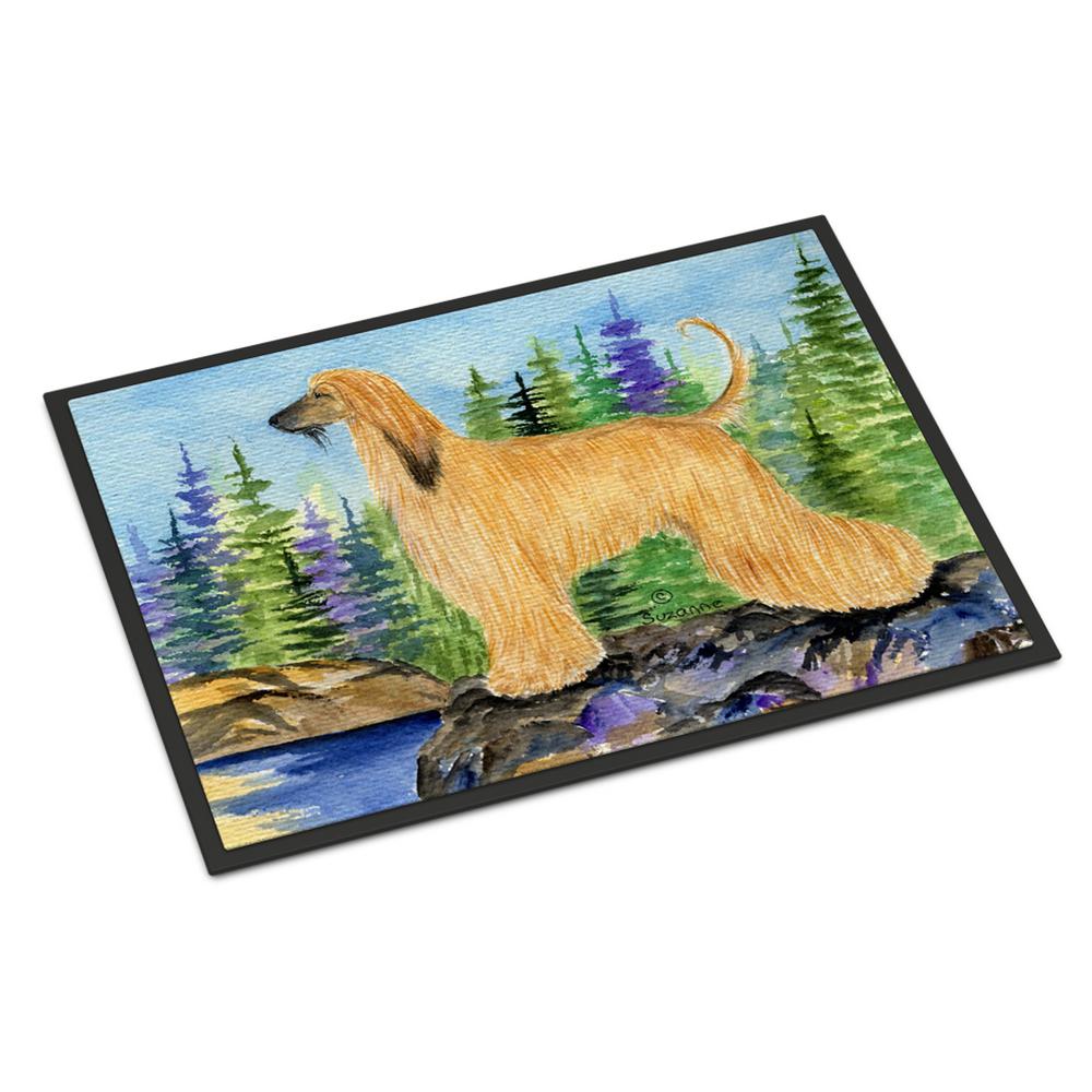 Multicolor Carolines Treasures SS8630MAT Fox Terrier Indoor Outdoor Doormat 18 x 27