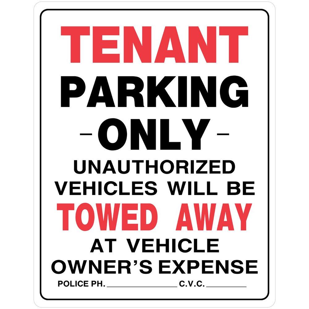 Lynch Sign 14 in. x 10 in. Reserved Parking Only Sign Printed on ...