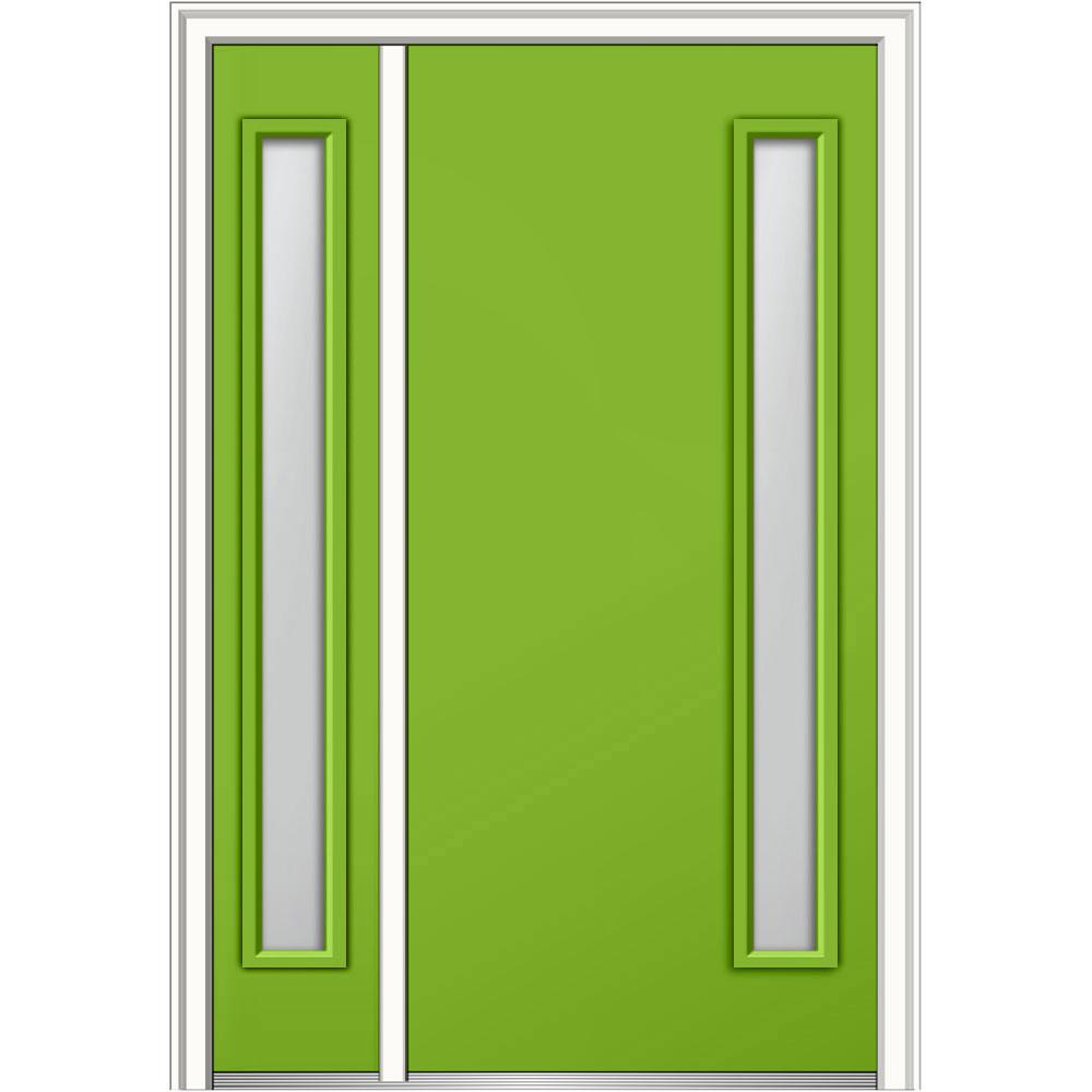 Single door with Sidelites Front Doors Exterior Doors The Home Depot