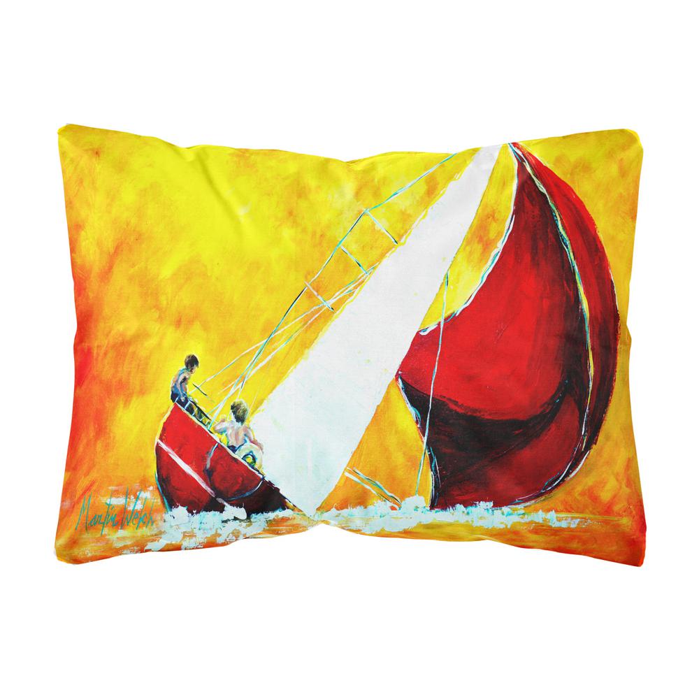 Caroline S Treasures 12 In X 16 In Multi Color Lumbar Outdoor