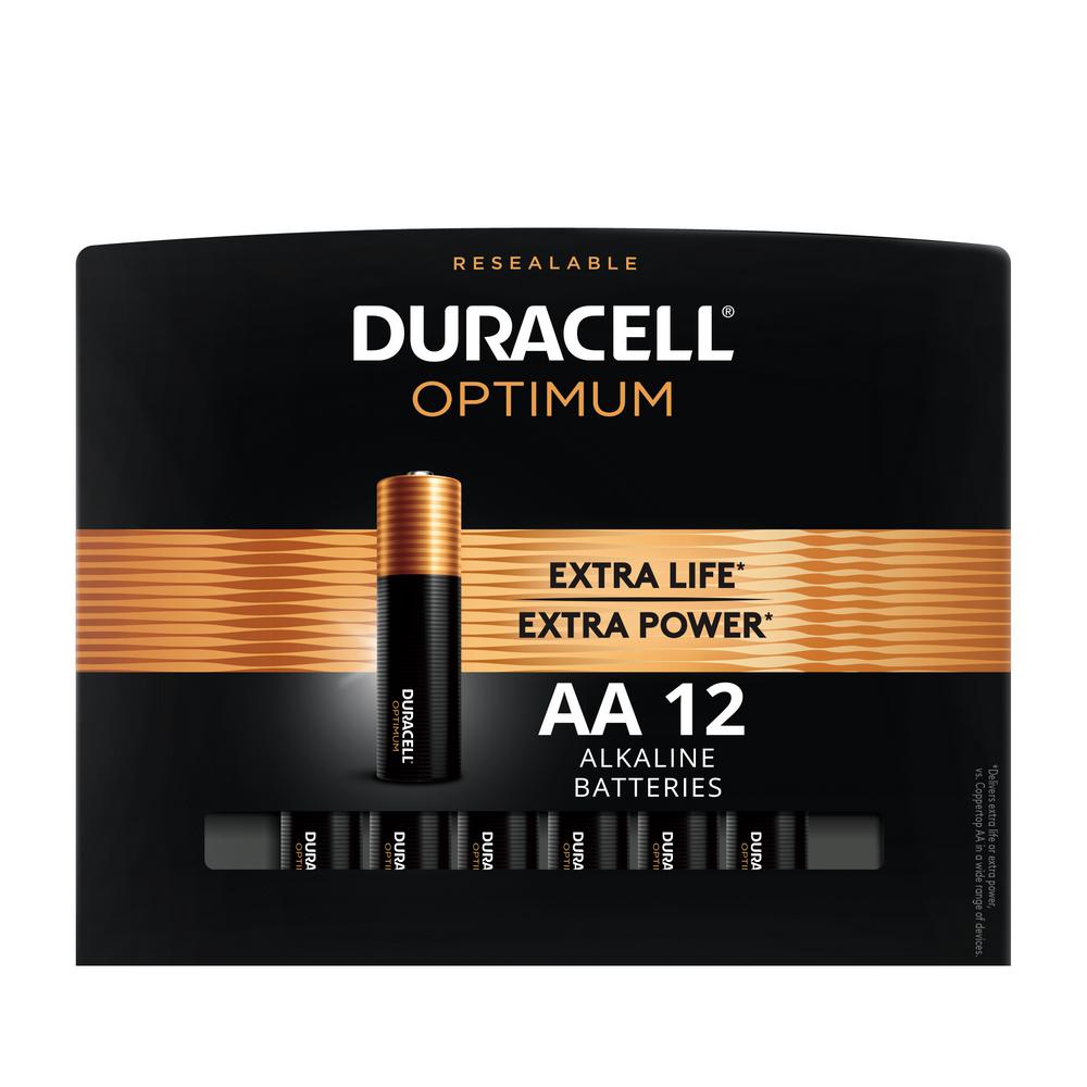 Duracell Optimum AA Alkaline Battery (12-Pack) – EX-tremes