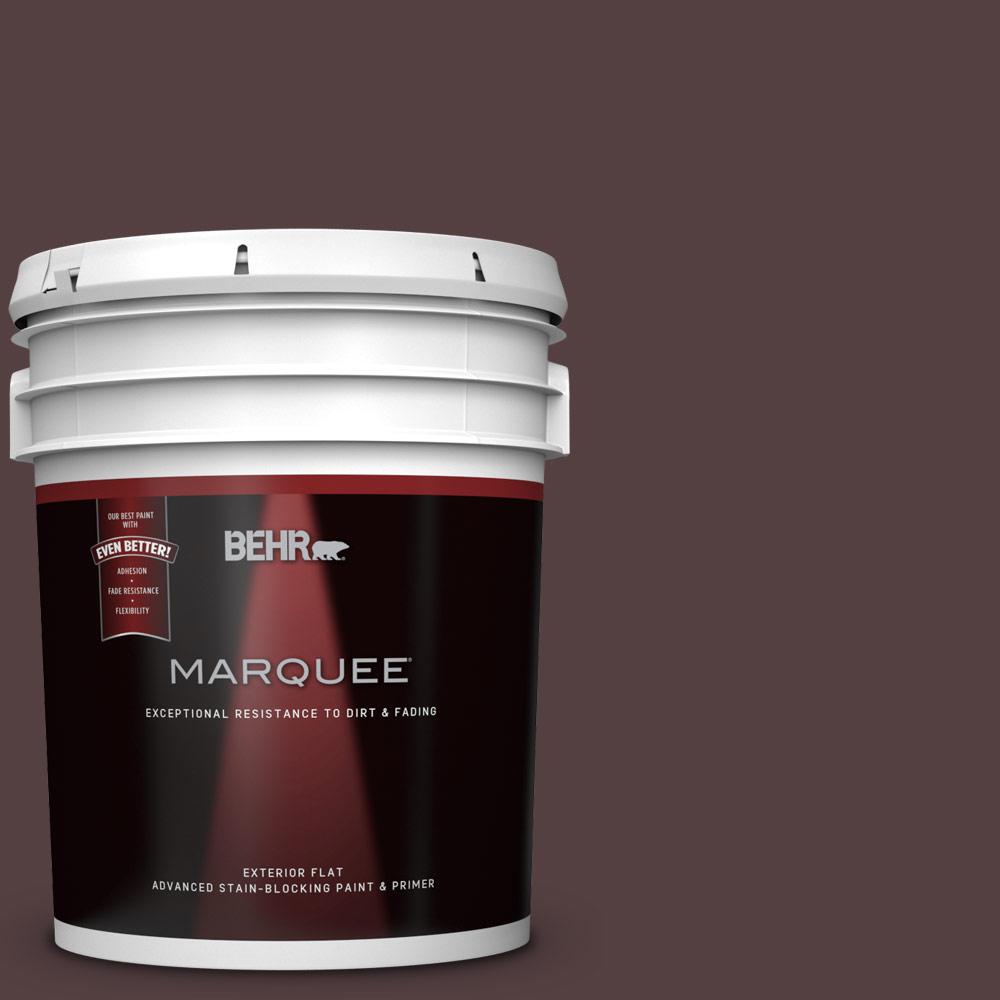 BEHR MARQUEE 5gal. N1107 Black Flat Exterior Paint445305
