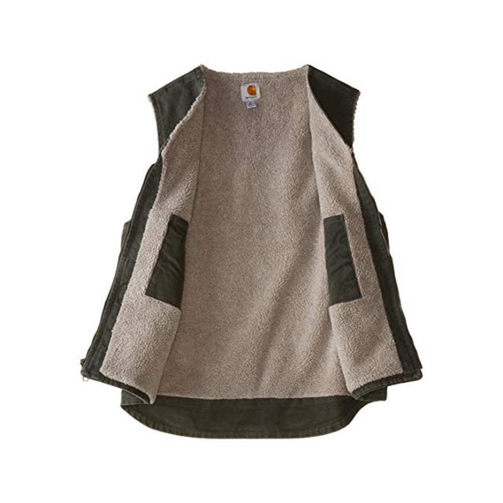 carhartt sherpa lined hooded vest