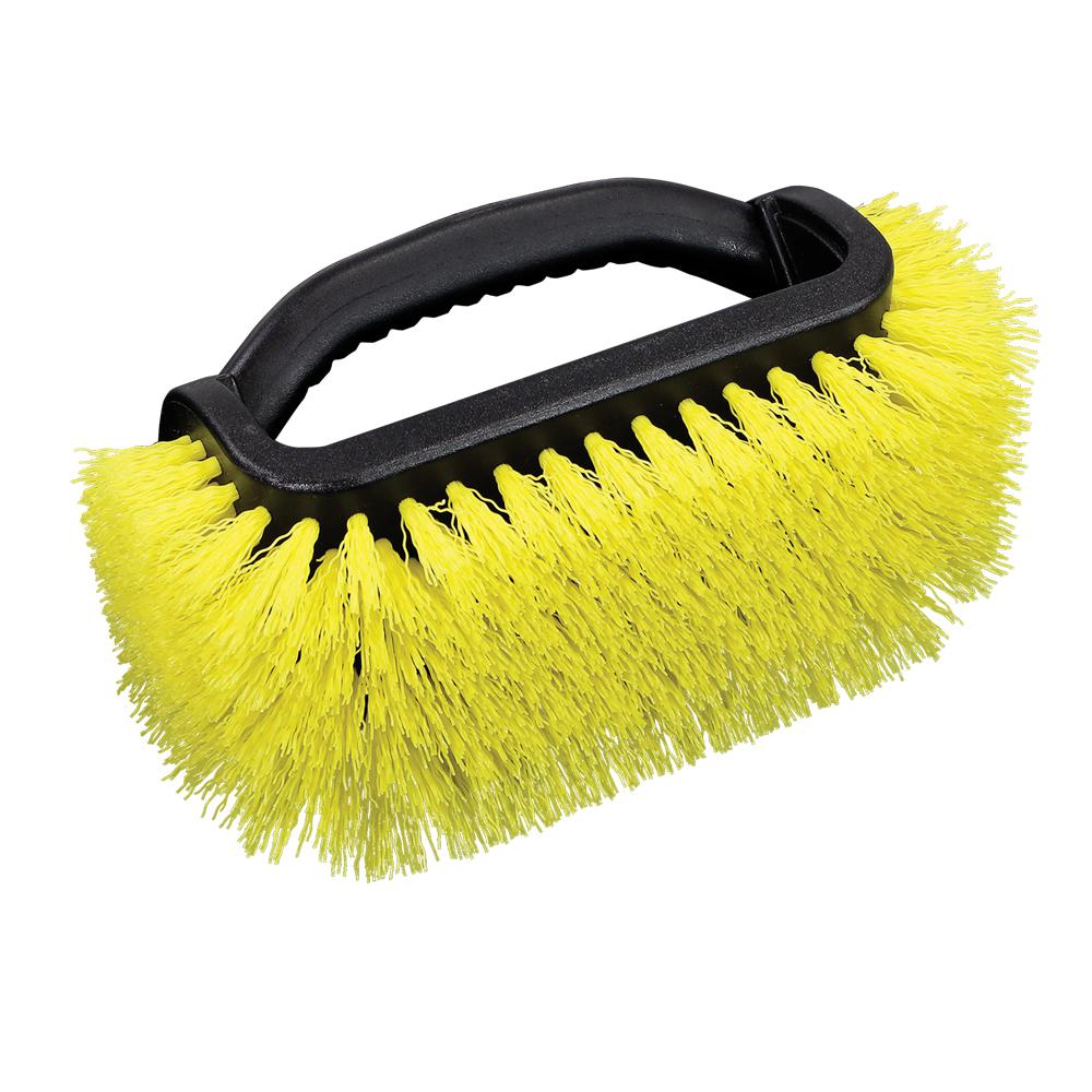 Unger 10 in. Waterflow BiLevel Deck Scrub Brush964820 The Home Depot
