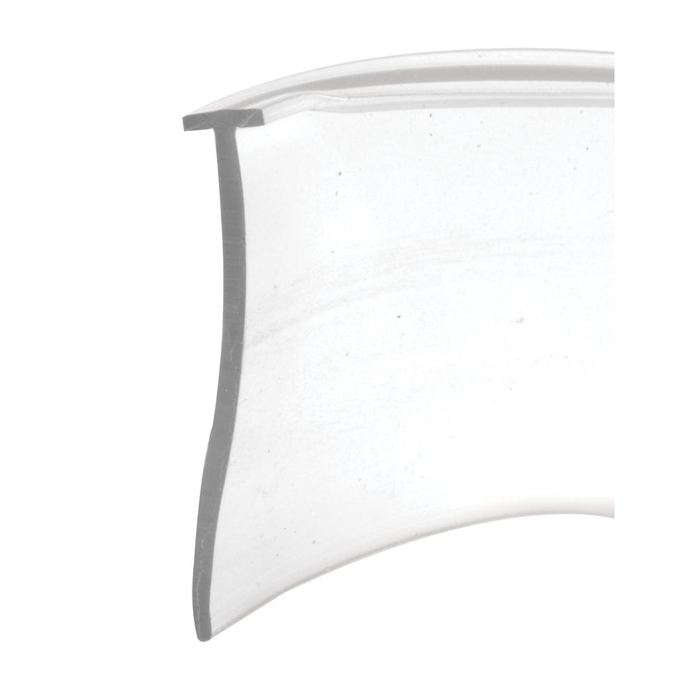 Clear Vinyl Shower Door Bottom Water Seal 36" Replacement Sweep T