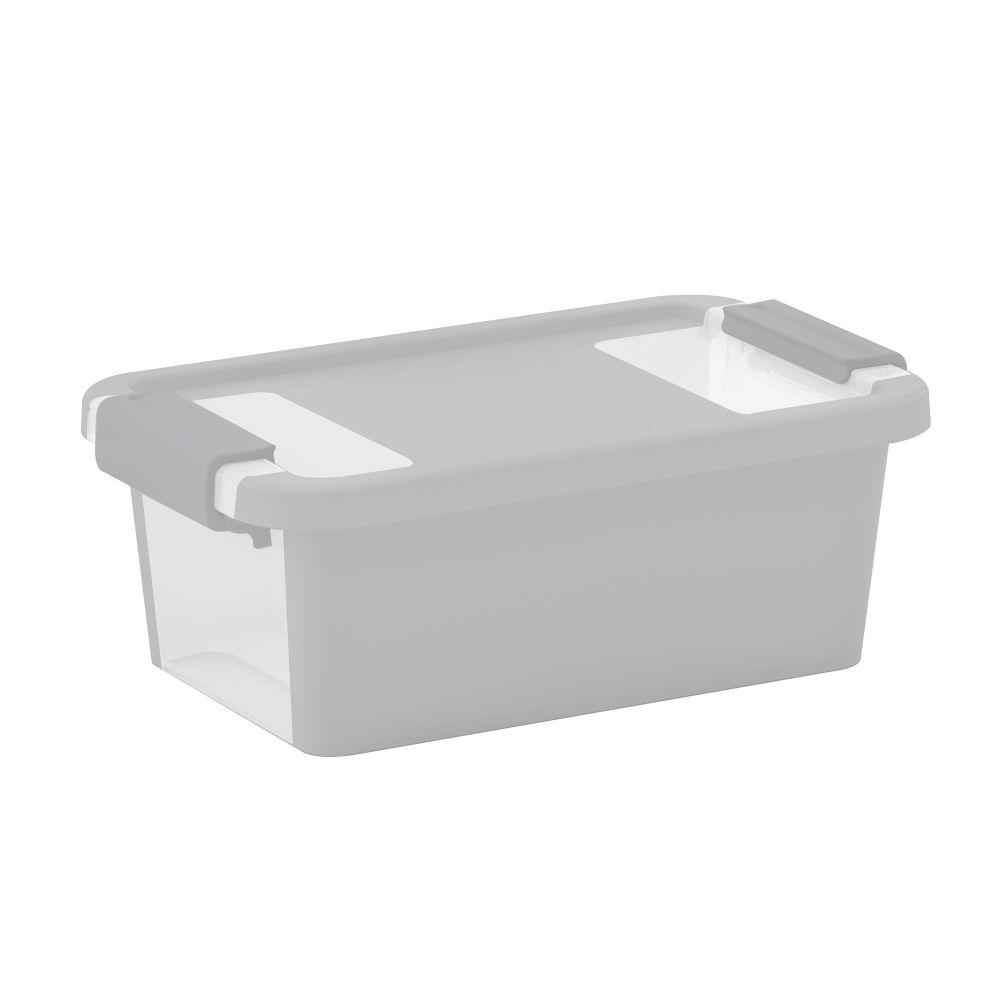 KIS BiBox 2.5 qt. Plastic Storage Box in Wet Cement (6Pack