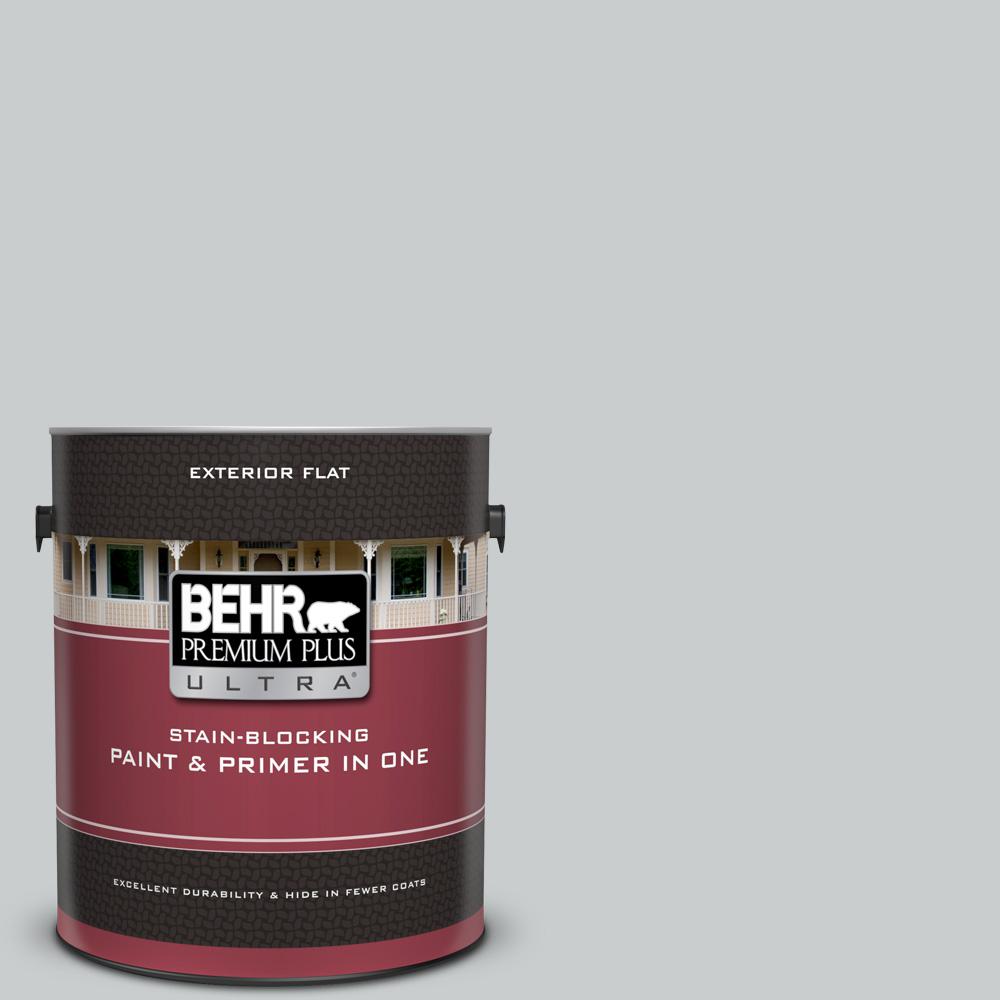 BEHR Premium Plus Ultra 1 gal. N5002 Loft Space Flat Exterior Paint