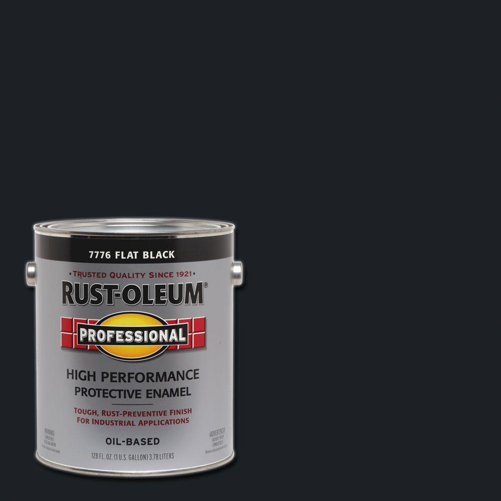 RustOleum Professional 1 gal. Black Flat Protective Enamel7776402