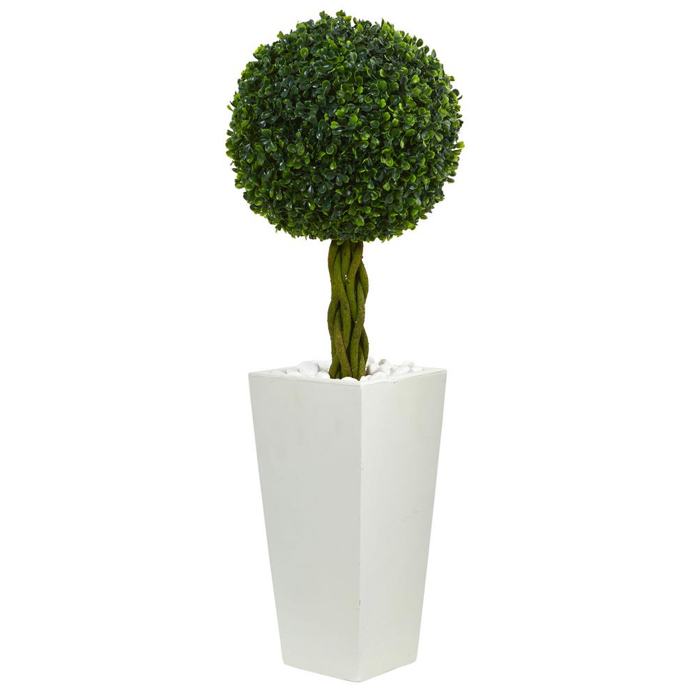 Nearly Natural 2.5 ft. UV Resistant Indoor/Outdoor Boxwood Ball
