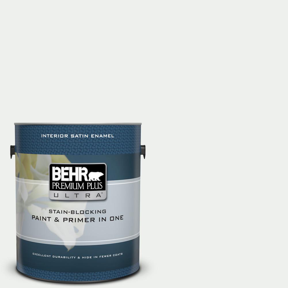 Behr Premium Plus Ultra 1 Gal 57 Frost Satin Enamel Interior Paint Behr Premium Plus Ultra 1 Gal 57 Frost Satin Enamel Interior Paint And Primer In One
