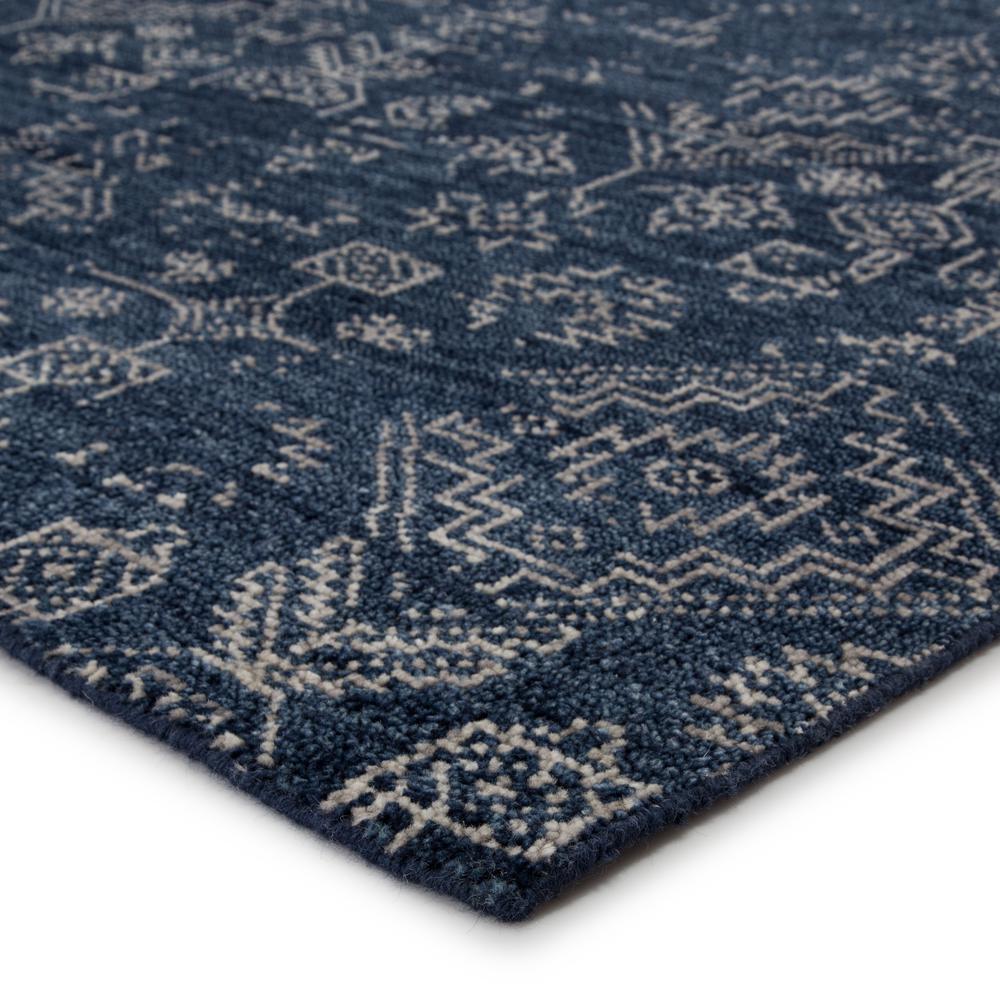 Jaipur Living Azuma Hand Knotted Dark Blue Light Gray 9 Ft X 12 Azuma Hand Knotted Dark Blue Light Gray