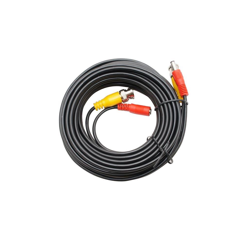 RG59 Real Siamese 100ft Bare Copper CCTV Pre-made Cable Video with Power UL list