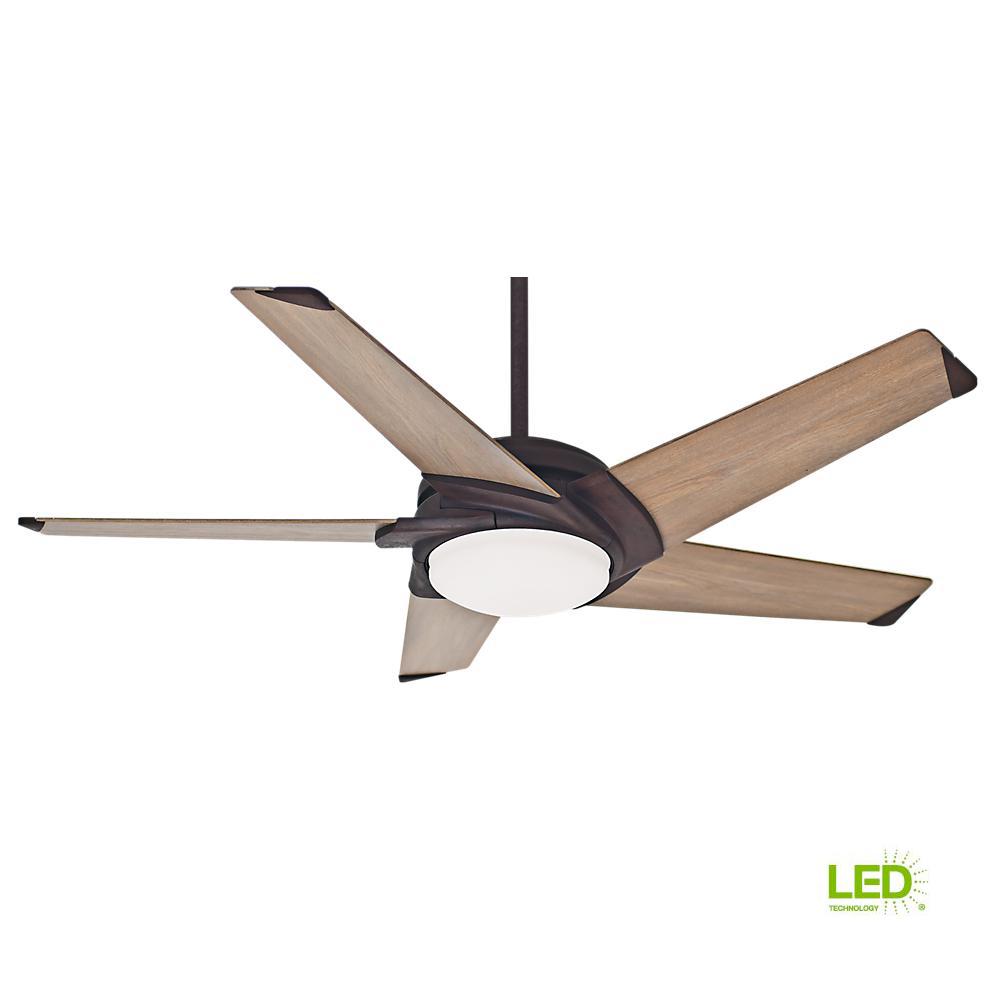 Casablanca Stealth 54 In Integrated Led Indoor Rust Casablanca Stealth 54 In Integrated Led Indoor Rust Ceiling Fan With Universal Wall Control