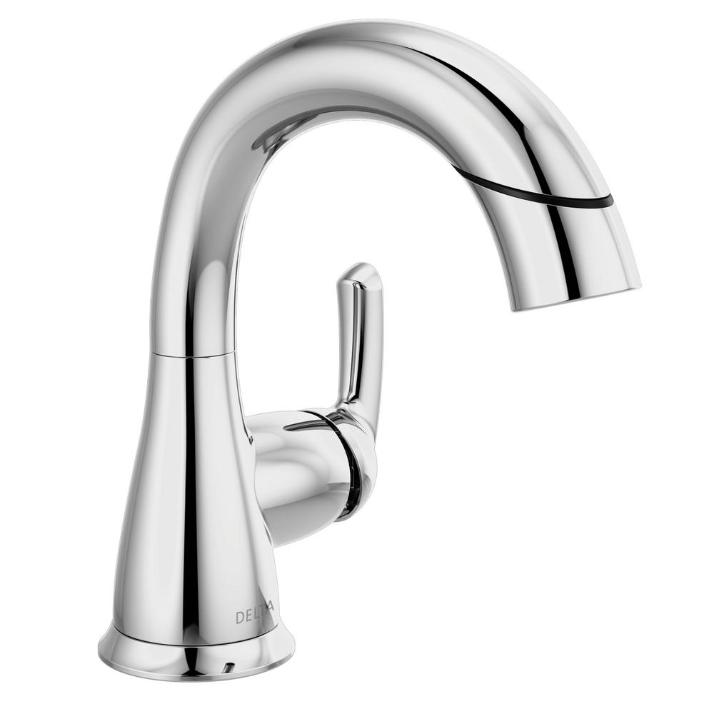 Chrome Delta Single Hole Bathroom Faucets 15765lf Pd 64 600 
